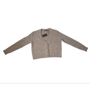 Jenni Kayne Boyfriend Cardigan Alpaco Wool Blend Size M NWT